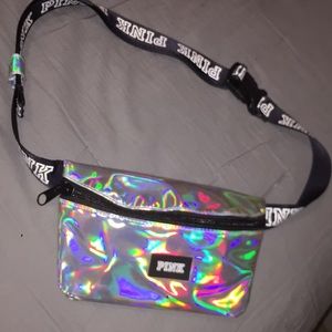Pink VS fanny pack